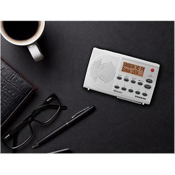 Sangean Sangean SG-108 HD AM & FM Stereo Pocket Radio; White & Gray SG-108 - main